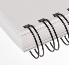 M-Bind Double Wire Bind 3:1 A4 - 7/16"(11mm) X 34 Loops, 100pcs/box, Black